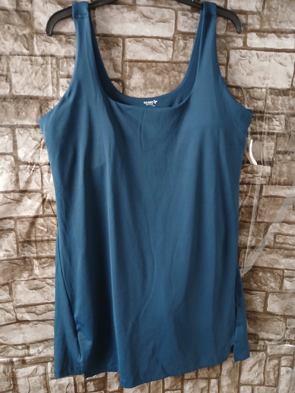 Old Navy Teal Scoop Neck Tank Top